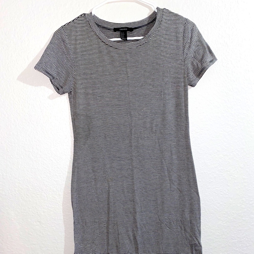 Forever 21 striped tshirt dress